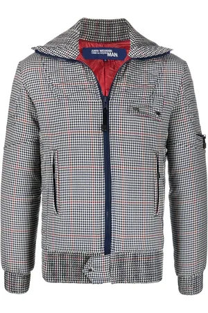 Comme des Garçons Chamarra capitonada con motivo de cuadros gingham 2005