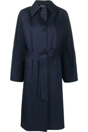 Kassl Editions Gabardina con cinturón