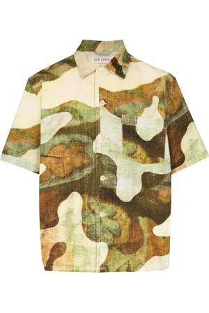 OUR LEGACY Camisa con estampado de paisaje