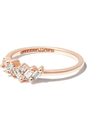 Suzanne Kalan Anillo eternity Fireworks en oro rosa de 18kt con diamantes
