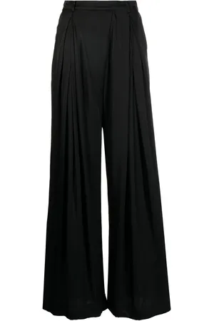 GOEN.J Pantalones anchos con pinzas