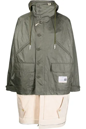 Maison Mihara Yasuhiro Abrigo con capas y capucha