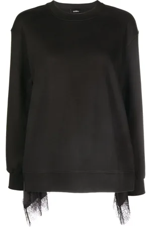 GOEN.J Sudadera con ribete de encaje
