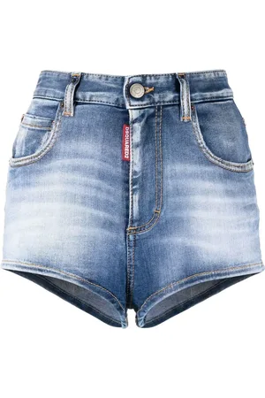 Dsquared2 Shorts de mezclilla con efecto lavado