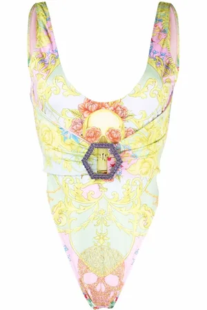Philipp Plein Traje de baño con estampado Skull