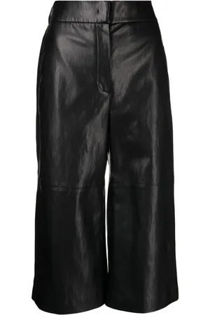 GOEN.J Pantalones capri con tiro alto
