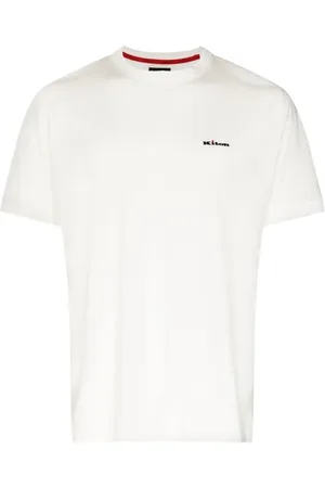 Kiton Playera con logo estampado