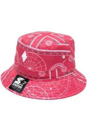 MARCELO BURLON Gorro de pescador con motivo de bandana