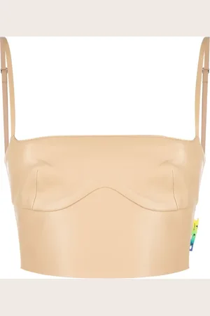 OFF-WHITE Top corto estilo bustier