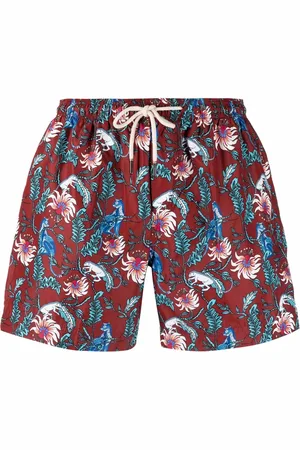 PENINSULA SWIMWEAR Short de playa con estampado floral