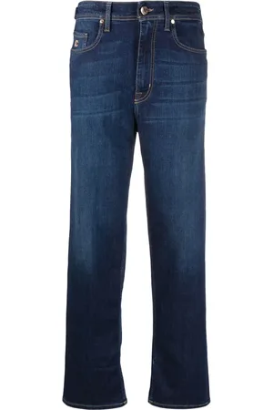 Jacob Cohen Jeans boyfriend con logo bordado