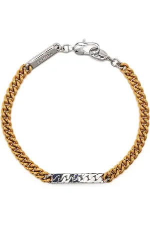CAPSULE ELEVEN Pulsera Power Tag con diseño de dos tonos