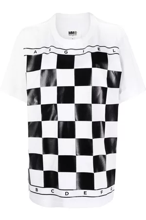 Maison Margiela Playera a cuadros de manga corta