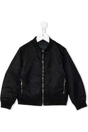 Emporio Armani Chamarra bomber con logo bordado