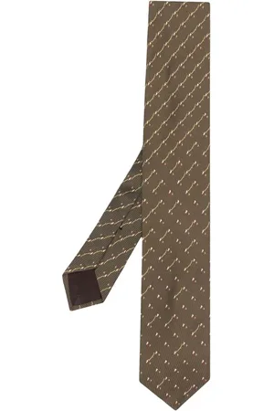 Giorgio Armani Corbata con motivo en jacquard 1990
