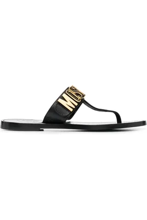 Moschino Sandalias con placa del logo