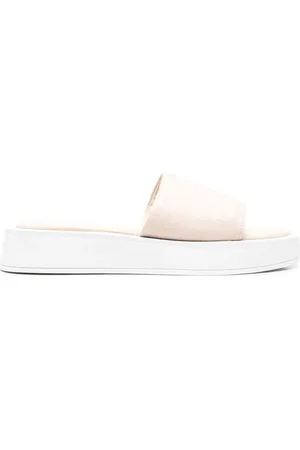 Calvin Klein Flip flops con suela gruesa y monograma