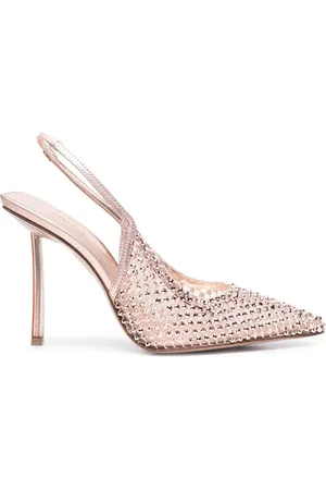 LE SILLA Zapatillas con detalle de strass y tacón de 100mm