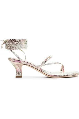 PARIS TEXAS Sandalias Berry metalizadas