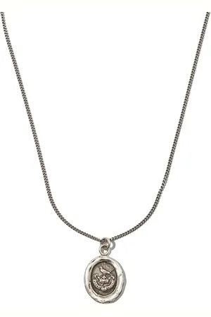 Pyrrha Collar con dije Unbreakable en plata de ley