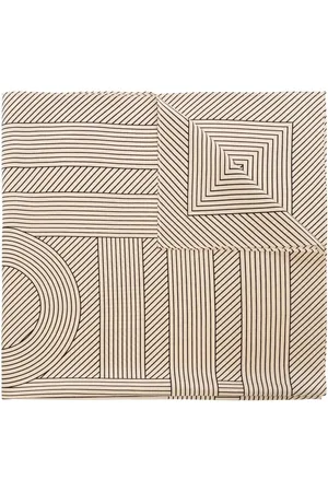 Totême Mascada a rayas con monograma estampado