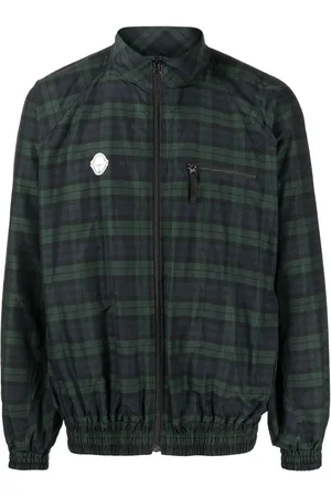 UNDERCOVER Chamarra bomber con cuadros estampados