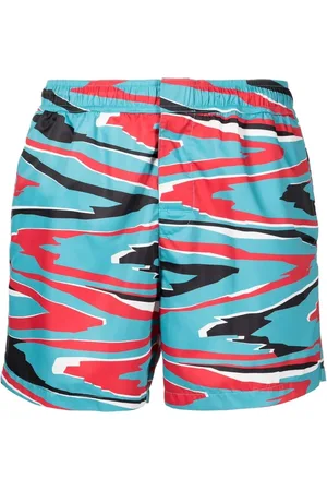 Missoni Shorts de playa con estampado de ondas