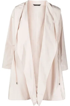 COLOMBO Impermeable oversize drapeado