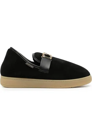 Lanvin Slippers con hebilla y logo