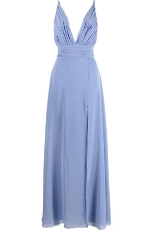 BLANCA Vestido de fiesta con cuello en V