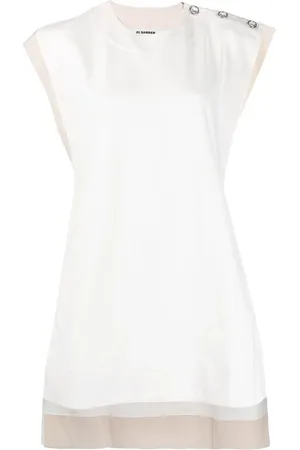 Jil Sander Playera larga asimétrica