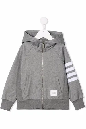 Thom Browne Hoodie con estampado de rayas