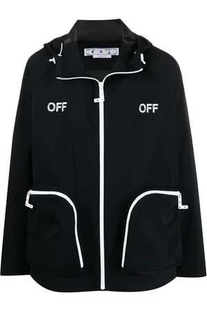 OFF-WHITE Chamarra con capucha y logo estampado