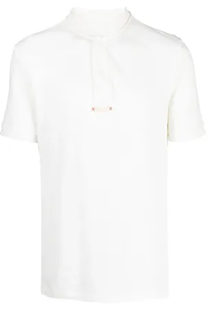 Maison Margiela Playera tipo polo sin cuello