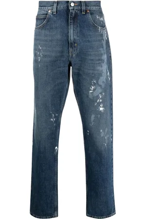 MARTINE ROSE Jeans con efecto lavado