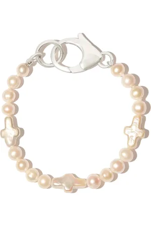 Hatton Labs Pulsera de cuentas con cruz