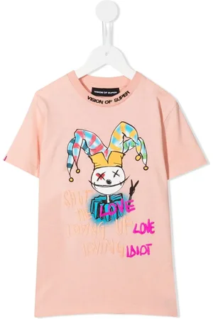 Vision Of Super Playera con estampado Baby Drawing Clown
