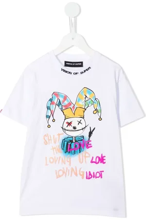 Vision Of Super Playera con estampado Baby Drawing Clown