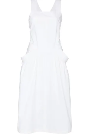 Low Classic Vestido midi con estilo delantal