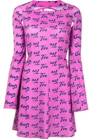 Natasha Zinko Vestido corto con eslogan estampado