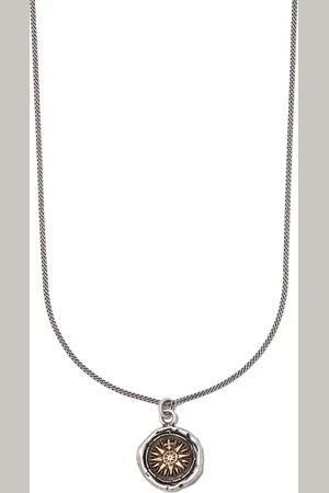 Pyrrha Collar Direction en plata y oro amarillo de 14kt