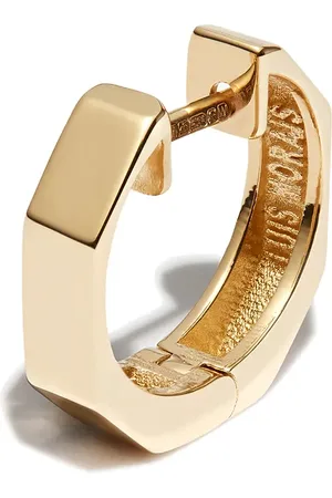 LUIS MORAIS Arete huggie en oro amarillo de 14kt