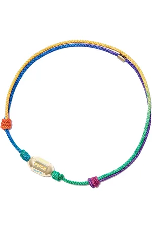 LUIS MORAIS Pulsera en oro amarillo de 14kt con cuentas