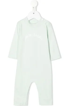 Palm Angels Romper con logo estampado