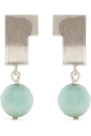 HSU JEWELLERY LONDON Aretes anchos sin acabado