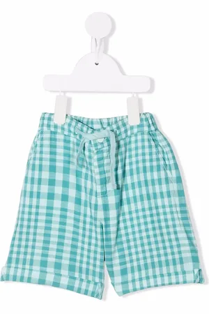 KNOT Shorts con estampado a cuadros
