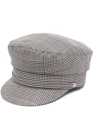 Manokhi Mujer Gorras - Gorra a cuadros estampados