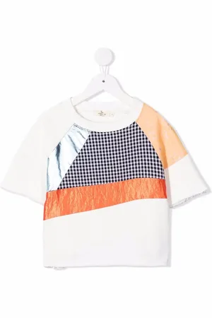 Le pandorine Playera con diseño patchwork