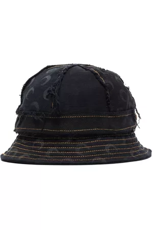 Marine Serre Gorro de pescador con estampado Crescent Moon