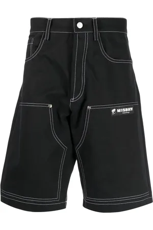 MISBHV Bermudas rectas con costuras en contraste